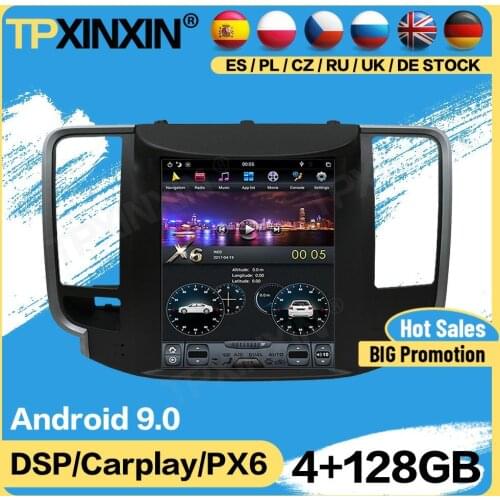 Carplay Tesla 128G Radio 2 Din Control Recorder Receiver Android For Nissan Teana 2008 2009 2010 2011 GPS Player Audio Head Unit
