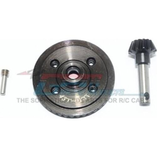 GPM HARDEN STEEL #45 DIFF BEVEL GEAR 43T & PINION GEAR For AXIAL RR10 BOMBER RC Upgrade