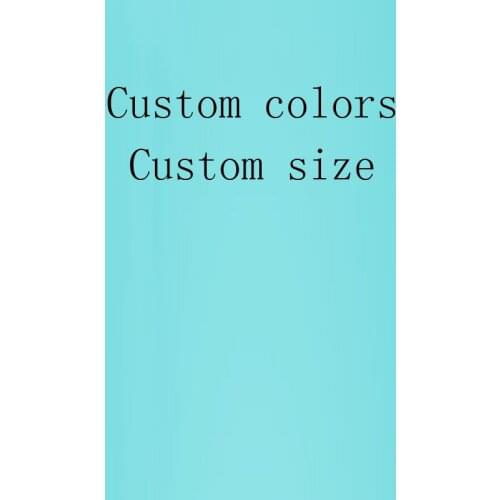 Custom colors, sizes