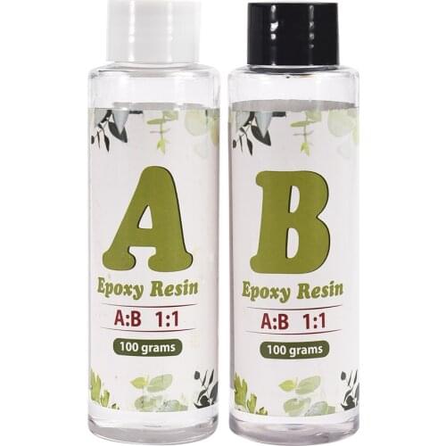Clear AB Crystal Glue Resin Epoxy High Adhesive 1:1 3:1 AB Crystal Glue Resin Jewelry Making Accessories 100g/200g/500g/1000g