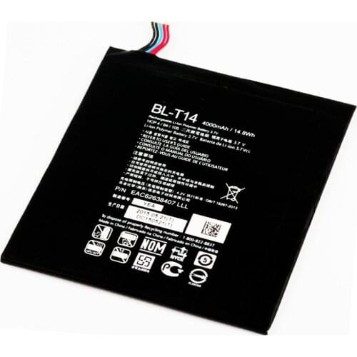 High quality Replacement Li-ion Battery 4200mAh BL-T14 Battery for LG GPAD G PAD F V480 V495 V496 V490 Large Capacity Authentic