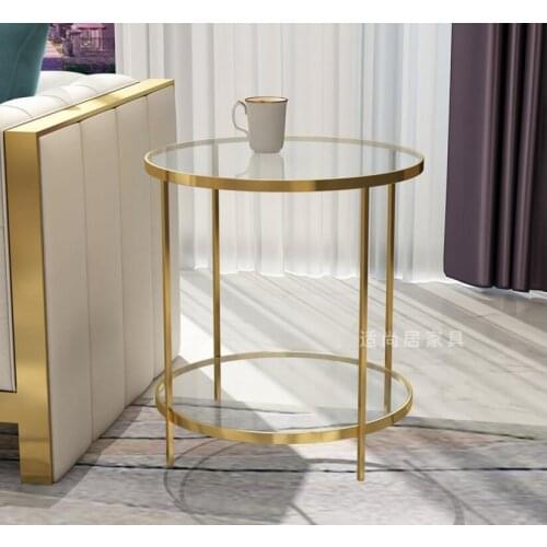 Modern creative minimalist small coffee table simple post-modern corner living room sofa round side a few Nordic luxury extrafit