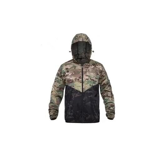 Outdoor tactical skin summer ultra-thin breathable camouflage sun-protective clothing men and women