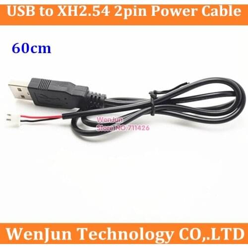 USB to xh2.54 2p control power terminal cable for motherboard chassis display cable -100pcs/lot