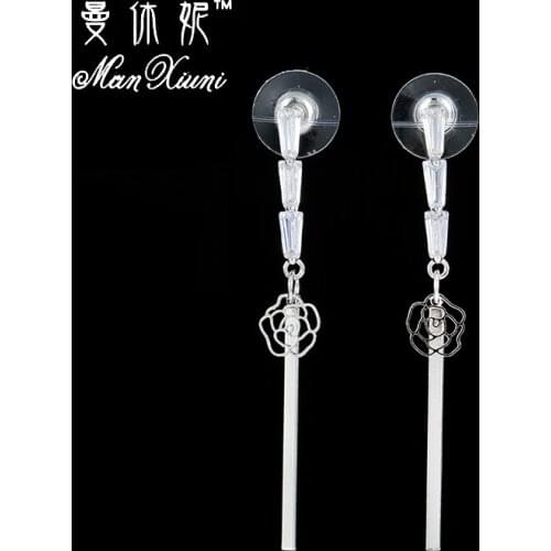 Chinese Style Personality Design Bamboo Flowers Long Earrings Statement Earrings Jewelry For Women Gifts Boucle D'oreille HB1014