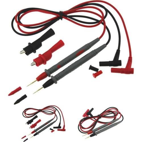 1 Pair 1000V 10A Universal Digital Multimeter Probe Test Leads Pin Needle Tip Multi Meter Tester Lead Probe Wire Pen Cable