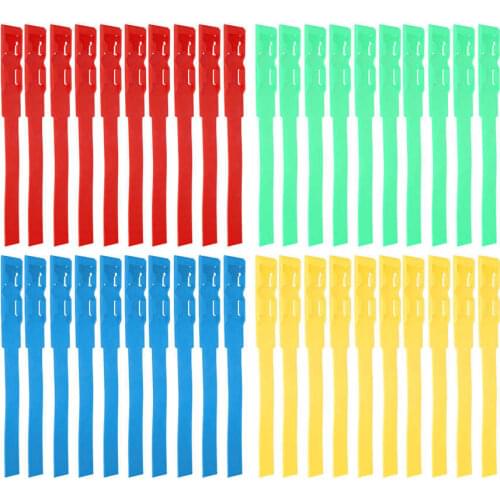 10pcs Cow Identification Bands Identification ID Collars Bands Cow Cattle Foot Ring Marking Ring Supplies for Farm Livestock