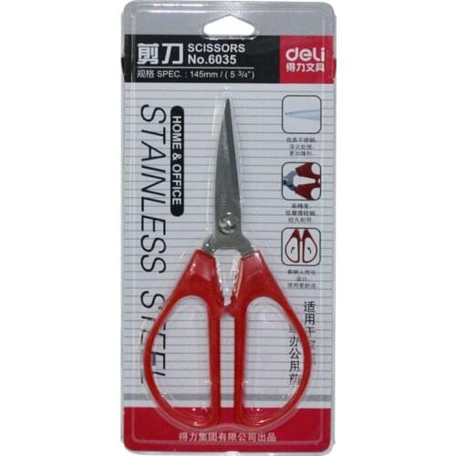 6035 Scissors High Quality Stainless Steel High Precision Low Friction Comfortable Scissors Office Supplies Classroom Stationery