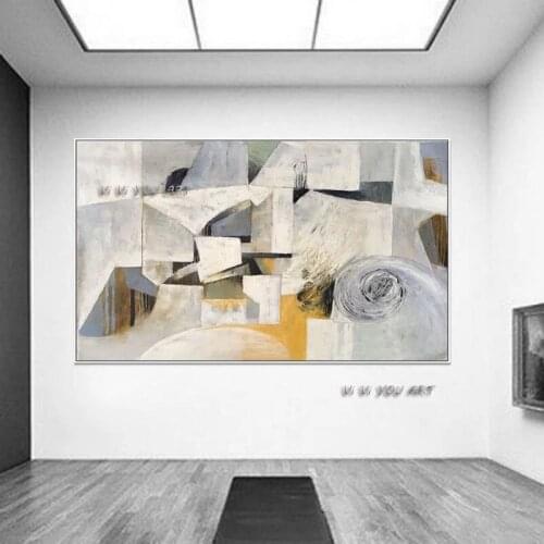 100% Handmade Abstract Oil Painting Modern Wall Art Decoration Contemporary Bright Color Large Size Canvas Living Room Bedroom