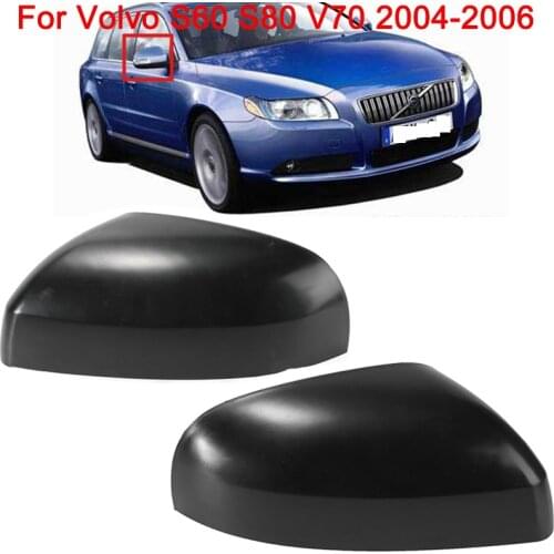 A Pair Car Mirror Cover Shell Case For Volvo S60 S80 V70 2004-2006 39979044 39979062 Reversing Mirror Housing