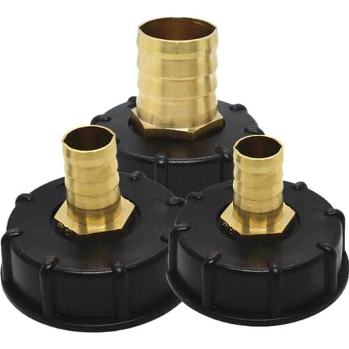 IBC Tank Adapter Tote Tank Connector Brass Hose Faucet Valve Fittings S60*6 Durable Garden Hose Pipe Tap Storage