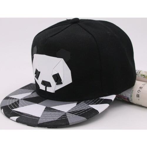 2019 Summer New Cartoon panda Adjustable Caps Snapback Hats For youth Men Women Fashion animal Cap Hip Hop Sun Bone Hat