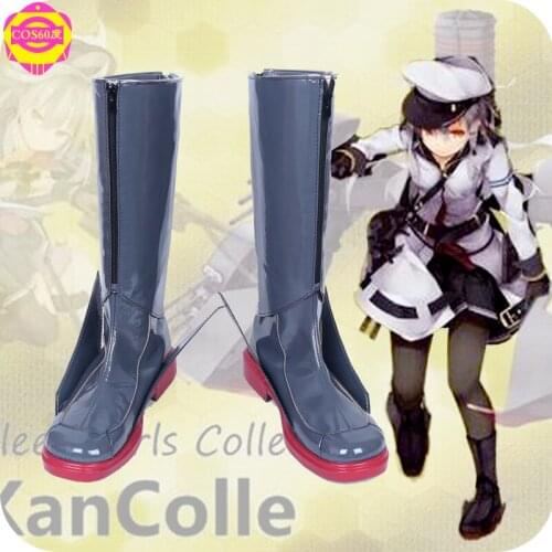 Kantai Collection Gangut Anime Characters Shoe Cosplay Shoes Boots Party Costume Prop