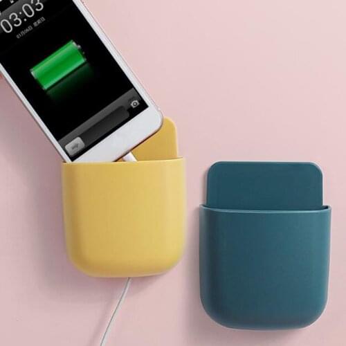 Wall-Mounted Storage Box Remote Control Organizer Box Air Conditioning Remote Control TV Storage Phone Holder Home Accessories