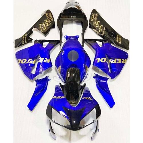 Fairing Blue black For honda CBR600RR 03-04 CBR600 RR F5 Glossy blue CBR 600RR 600 RR 03 04 2003 2004
