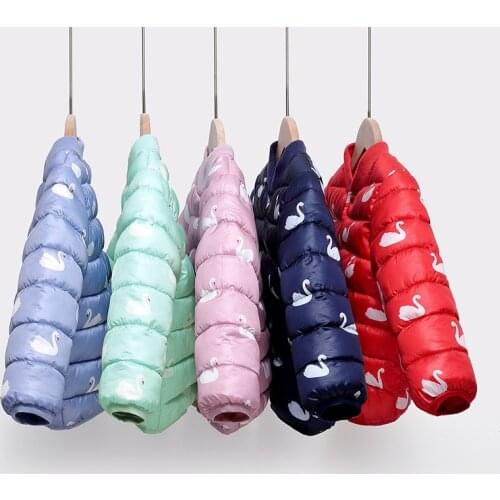 Autumn Winter Down Coat New Childrens Cotton Baby Warm Jacket Childrens Boys Girls Outwear