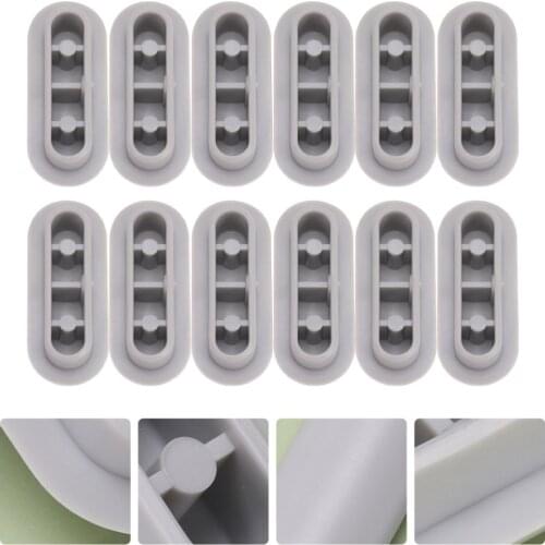 12pcs Toilet Seat Gasket Toilet Seat Cushioning Pad Toilet Seat Bumper For Home Adhesive Solution Install The Bidet Attachment
