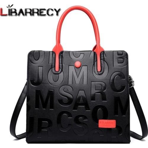 Luxury Designer Womens Handbag Fashion Letter Pattern Design Ladies Shoulder Bag High Quality PU Leather Women Messenger Bags