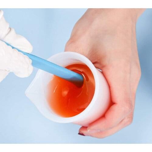 13MC Silicone Stir Sticks Heat Resistant Cake Cream Butter Spatulas Mixing Batter Scraper Non-Stick Flexible for Epoxy DIY