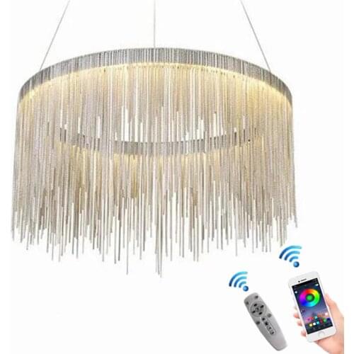 Tassels Lamp Luxury chandelier Rose Gold light chandelier lighting For Living Room Hotel Modern home decor led lights for room