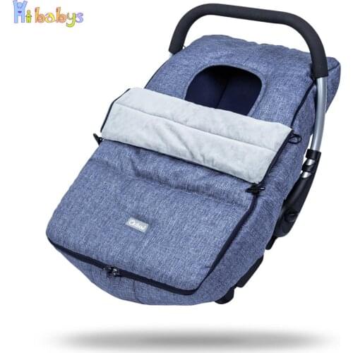 Warm Baby Car Seat Cover Winter Infant Sleeping Bag For Cart Snowproof Newborn Carriers Seat Covers Outdoor Baby Sleep Sack