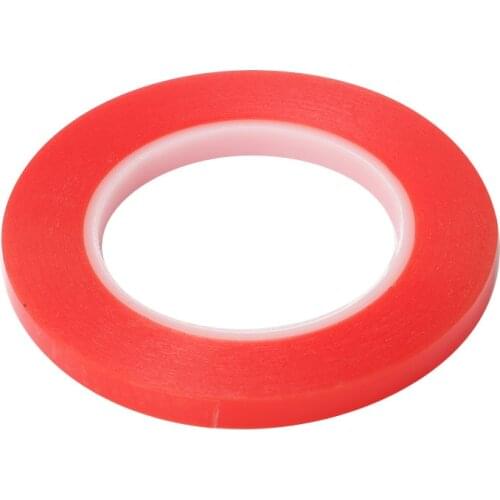 DIYFIX 1 Roll 25M Heat Resistant Double-sided Transparent Clear Adhesive Tape Sticker 1mm 2mm 3mm 4mm 5mm 6mm 8mm 10mm