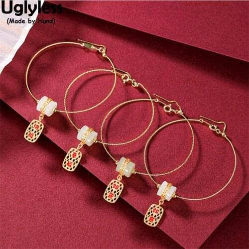 Uglyless Adjustable Silicone Ball Thin Bracelets for Women Chinese Best Wishes Gifts Jewelry Nature Jade Beads Bangle 925 Silver