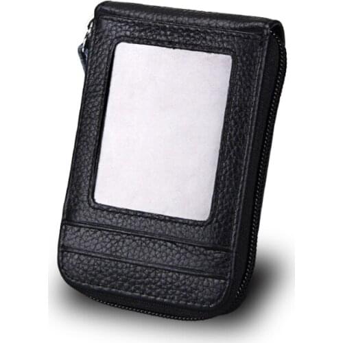 Vintage Women Men Unisex Mini Wallet Coin Purse Cards ID Holders Solid PU Leather Wallets