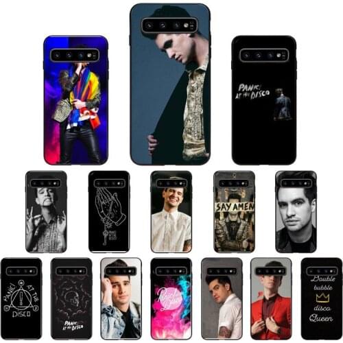YNDFCNB Panic At The Disco Phone Case for Samsung S6 S6edge Plus S7 S7edge S8 S9 S10 S10E S20 Plus Ultra