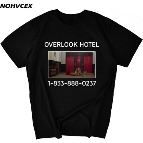 Overlook Hotel Funny Scary Movie 70s 80s The Shining Jack Creepy Slasher Horror Vintage Retro Mens T-shirt