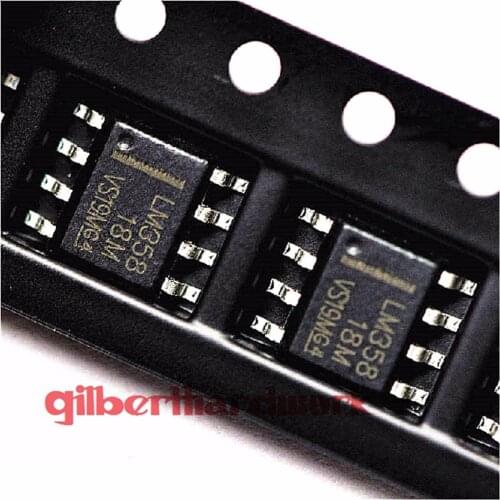 50Pcs Ic Patch Lm358 Operational Amplifier Dual Way 32V Sop-8