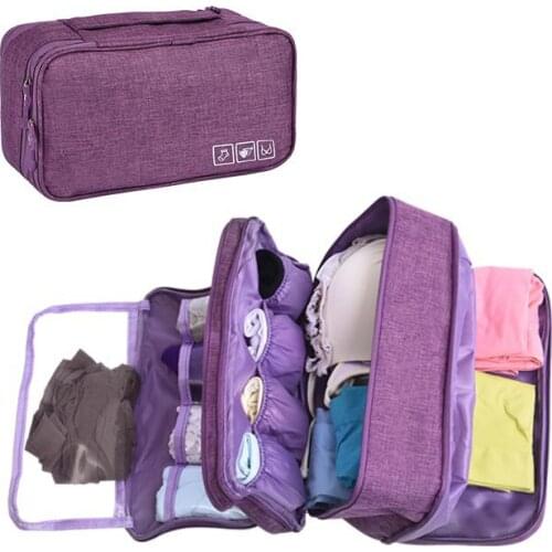 8PCS / LOTLarge Capacity Travel Underwear Box Multifunctional Underwear Socks Storage Bag Makeup Bag