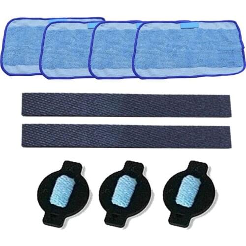 9pcs/lot robot wheel tire mop cloth water cap Replacment for iRobot braava 320 380 381 380T 390 390T Mint 4200 4205 5200 5200C