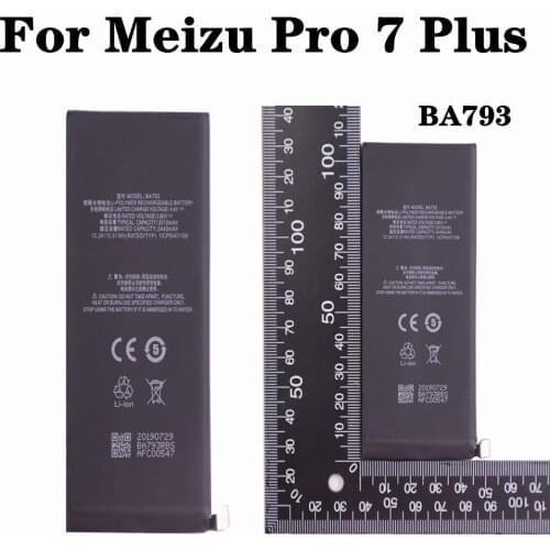 For Meizu Pro 7 Plus M793Q M793M M793H Battery BA793 3510mAh Mobile Phone Battery High Quality Replacement Batteries