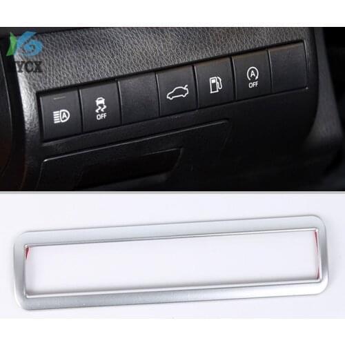 For Toyota Camry 2018 2019 ABS Chrome Car Interior Headlight Adjustment Cover Trim Moldings Car Styling Accessories