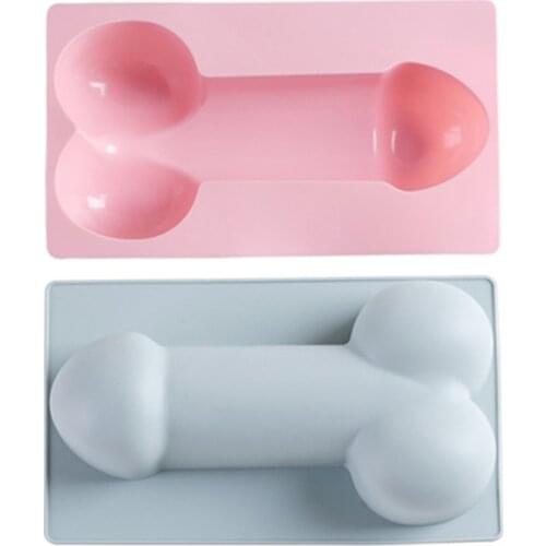 27.5cm Penis Shaped Cake Mold Silicone Soap Mould Birthday Fondant Cake Chocolates Ice Mold Cake Decorating Tools Bakeware