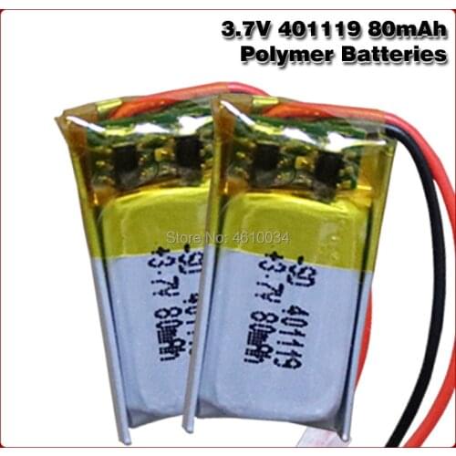 Hot Bluetooth headset 401119 Bracelet micro device smart 3.7V polymer rechargeable lithium battery 401020 Li-ion Cell