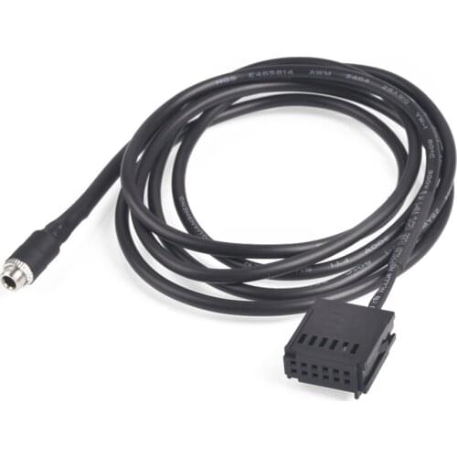 6000CD AUX Input Adapter Cable 3.5mm Female jack MP3 Mobile Phone for Ford Focus Fiesta Mondeo for Galaxy