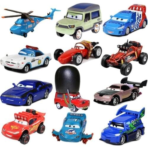 Disney Pixar Cars Lightning Mcqueen The King Model Car 1:55 Diecast Vehicle Metal Alloy Cars Kids Toys For ChildrenS Gift