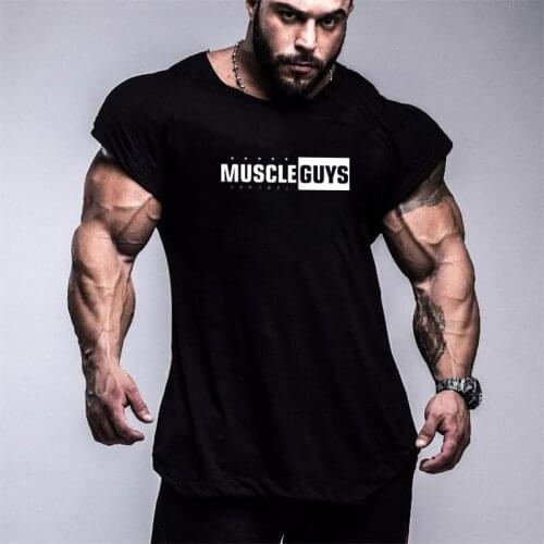 Muscleguys Brand New 2020 Fashion Mens Vest Bodybuilding Sleeveless shirt Casual Fitness Japanese Sleeve Tops male gyms vest
