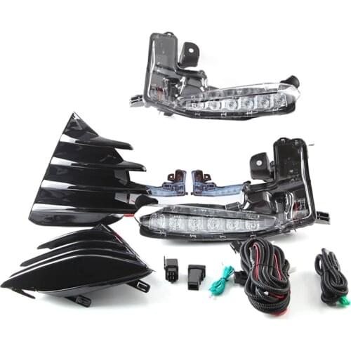 Fog Light Front Bumper Lamp Day Driving Fog Lamp Daytime Running Light for Toyota Corolla SE 2017 2018