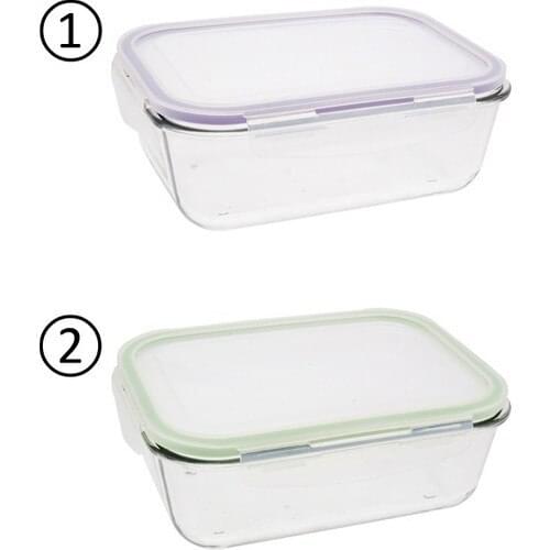 LoveQ Storage Container Glass Rectangle 1,7 L 23 X16X9 Cm