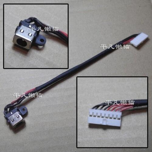 DC Power Jack with cable For ASUS vivobook Pro N552 N552V N552VX N552VW 8pin laptop DC-IN Flex Cable