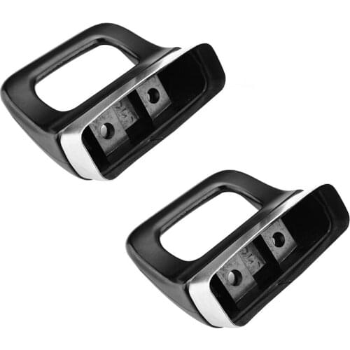 2PCS Short Accessories Bakelite Grip Pot Handle Kitchen Tool Double Hole Anti Scalding Household Pan Black Dismountable