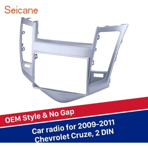 Seicane refitting 2din Car Stereo Radio Fascia Panel for Chevrolet Cruze DVD Stereo frame Trim Kit 173*98 178*100 178*102 mm