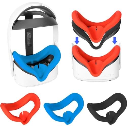 Hot Silicone Eye Mask Cover Pad For Oculus Quest 2 VR Headset Breathable Anti-sweat Light Blocking Eye Cover For Oculus Quest2