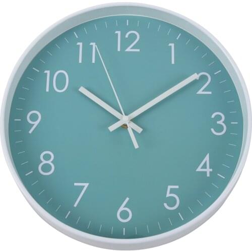 Modern Simple Wall Clock Indoor Non-Ticking Silent Sweep Movement Wall Clock For Office,Bathroom,Livingroom Decorative 10 Inch T