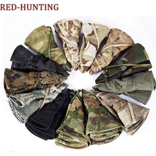 High quality 12 Colors Tactical Outdoor Jungle Military Cotton Hats for Fishing Camping Mountain Climbing