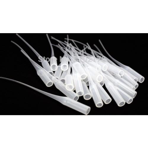 100pcs 502 instant Super glue dropping tube Nozzle Adhesive tool Needle Tube Bottle Cap Catheter Dropper