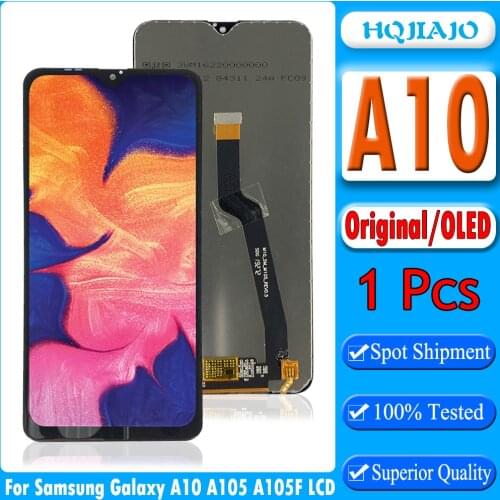 Original Display For Samsung Galaxy A10 Lcd Digitizer A105/DS A105F A105FD A105M Display Touch Screen Digitizer OLED